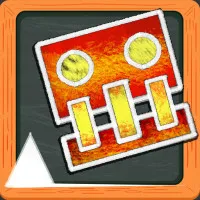 Play Geometry Dash Blackboard Game