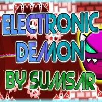 Play Geometry Dash Electronic Demon Game