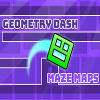 Play Geometry Dash Maze Maps Game