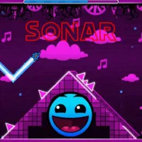 Play Geometry Dash Sonar Game